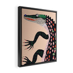 Crocodile Framed Canvas Print Gallery Image 2