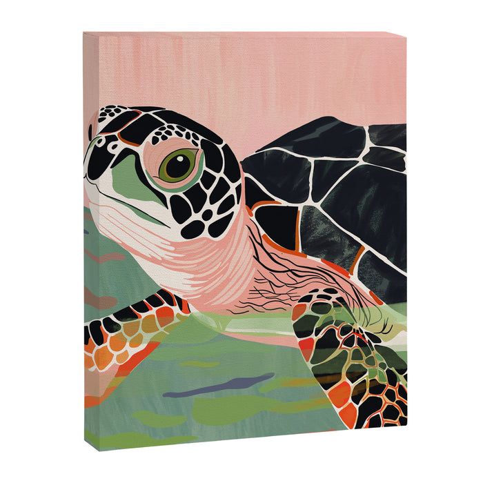 Cute Turtle  Canvas Print Gallery Image 1