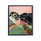 Cute Turtle  Framed Canvas Print Gallery Image 8