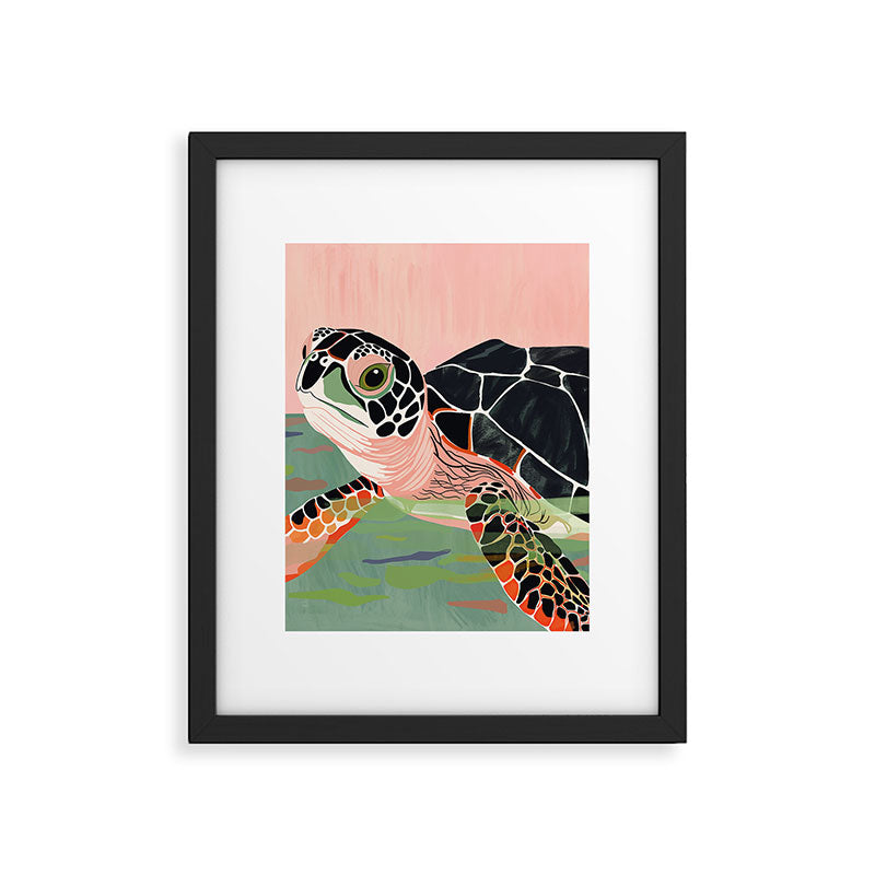 Cute Turtle  Framed Art Print Gallery Image 6