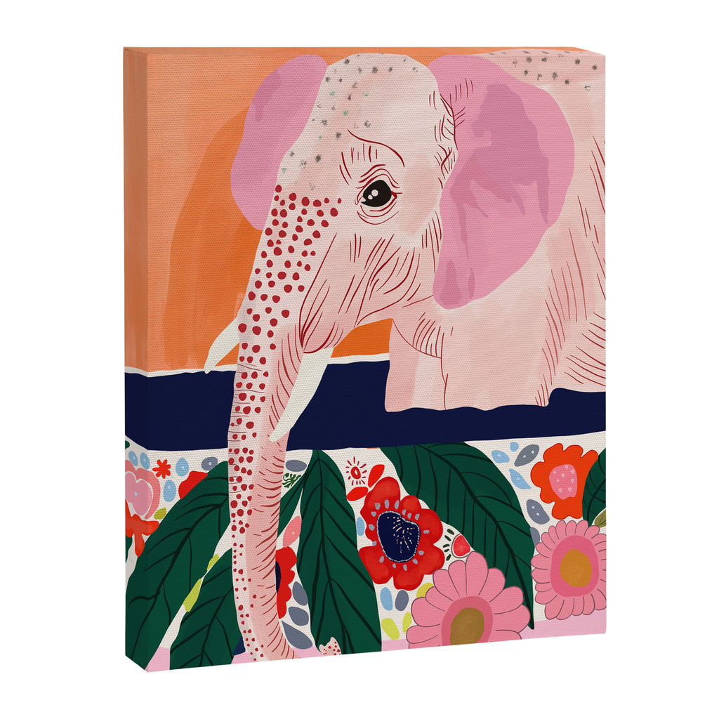 Elephant Spa Day Canvas Print Gallery Image 6