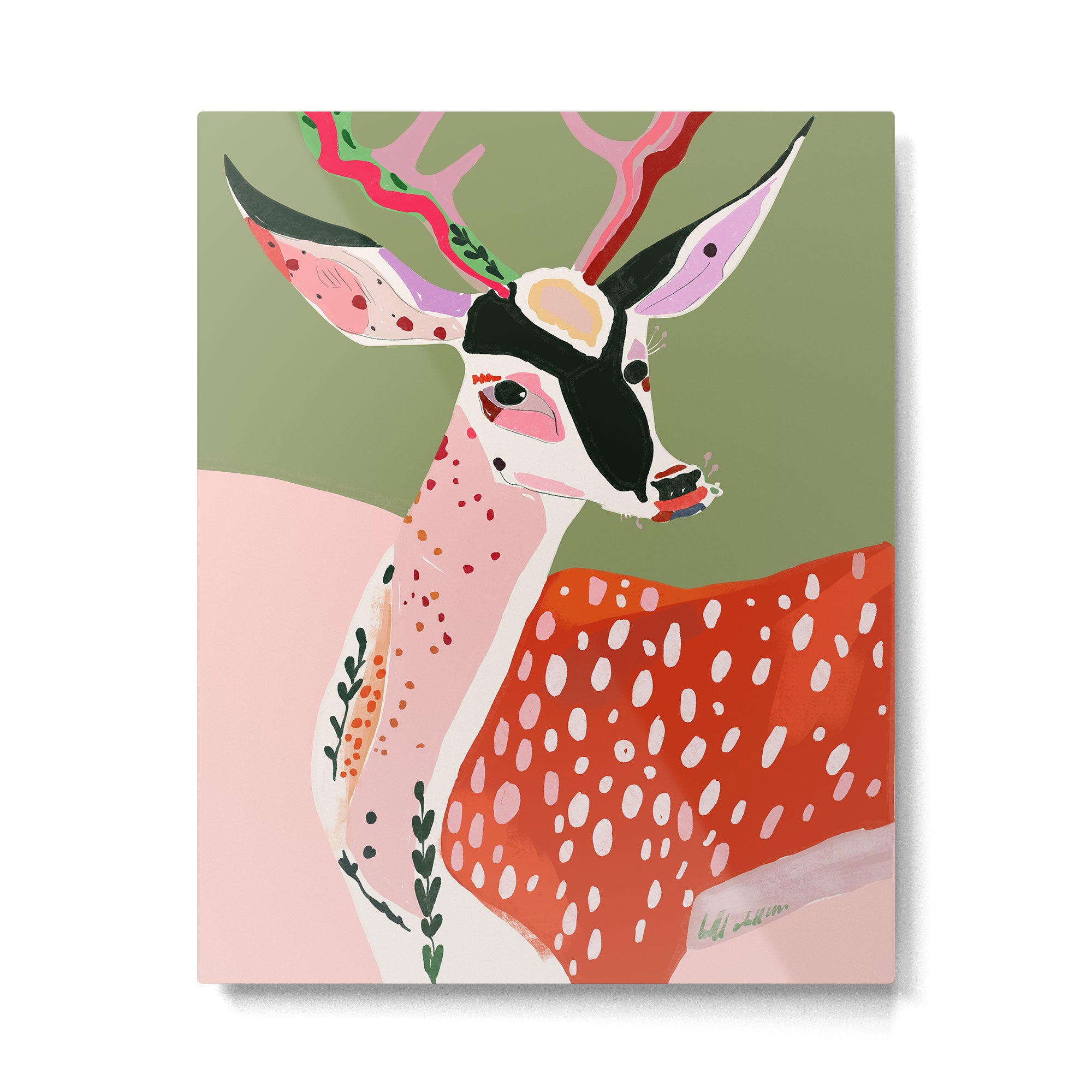 Enchanted Deer Metal Print Gallery Image 4