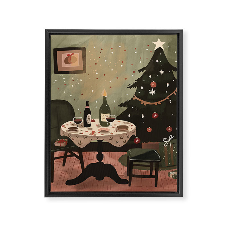 Festive Evenings Framed Canvas Print Gallery Image 8