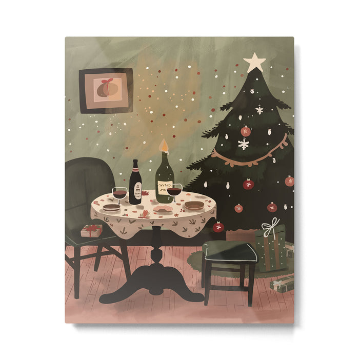 Festive Evenings Metal Print Gallery Image 1