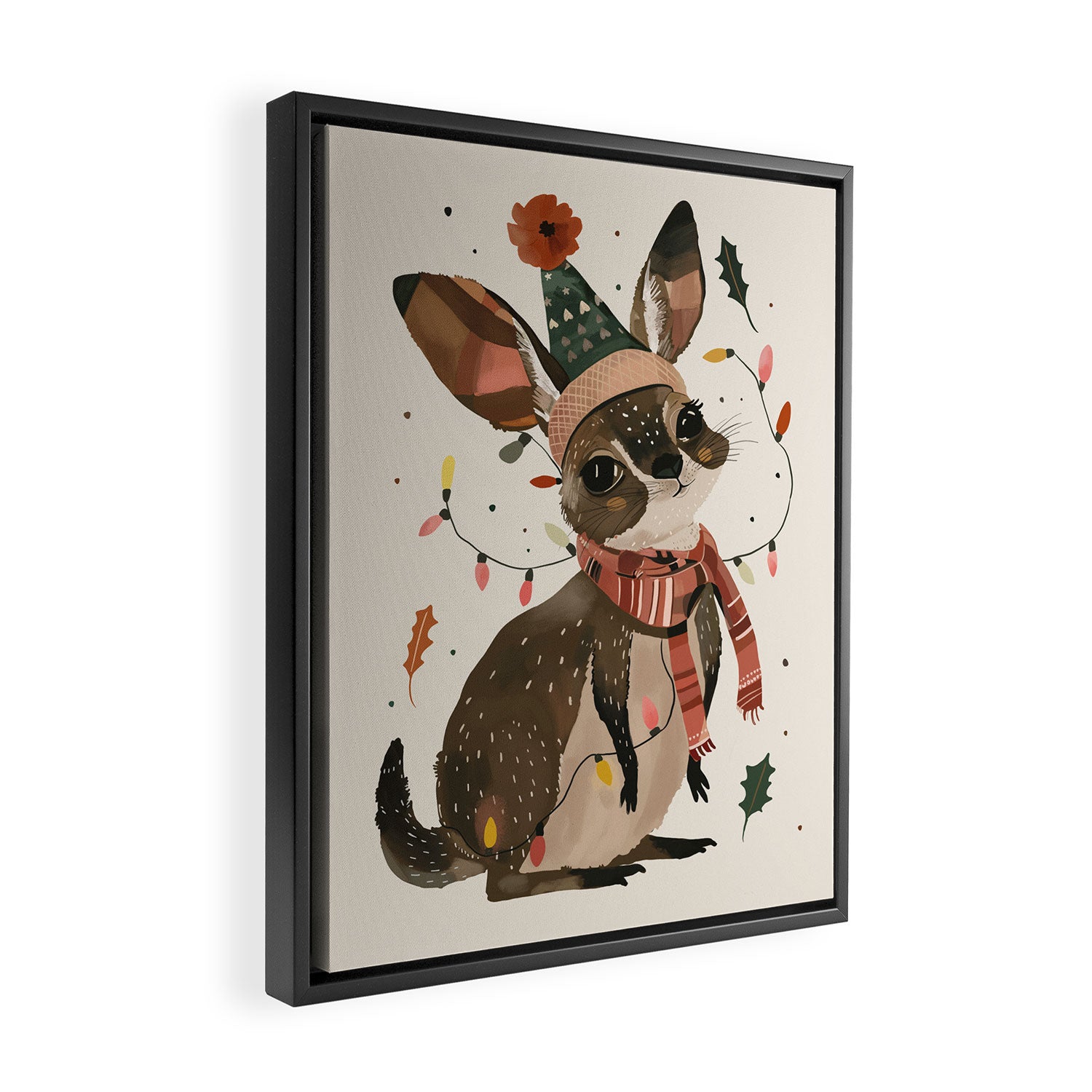 Festive Joey Framed Canvas Print Gallery Image 2