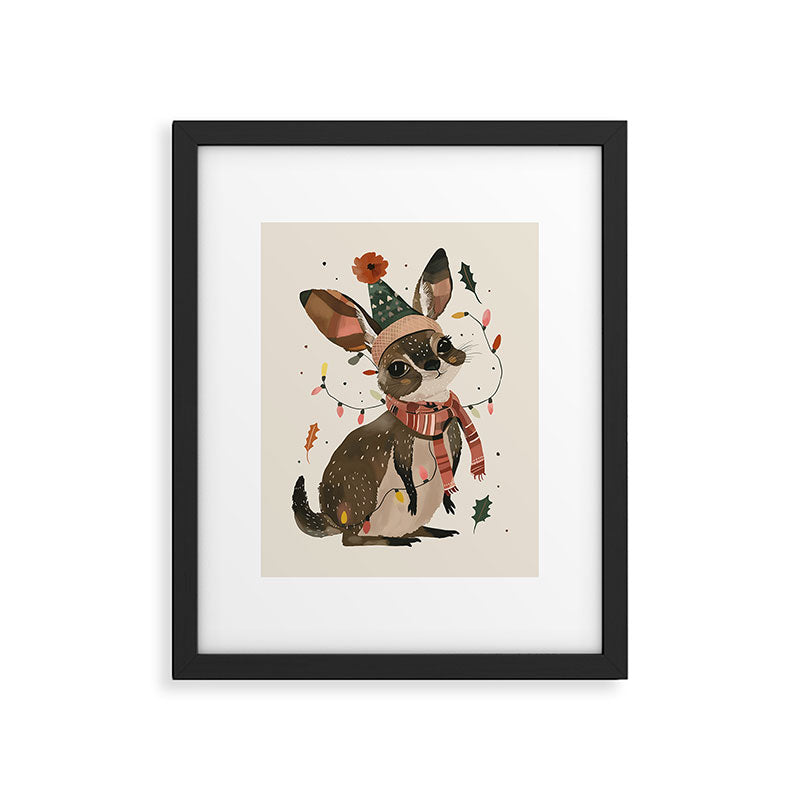 Festive Joey Framed Art Print Gallery Image 6