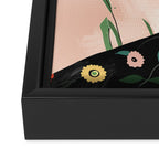Floral Bear Framed Canvas Print Gallery Image 3