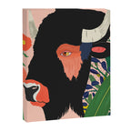 Floral Bison Canvas Print Gallery Image 6