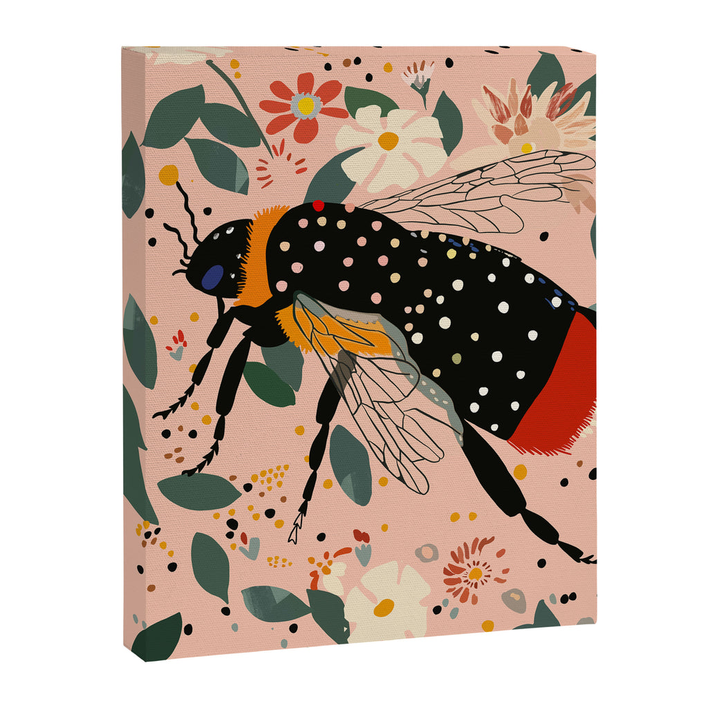 Floral Buzz Canvas Print Gallery Image 6
