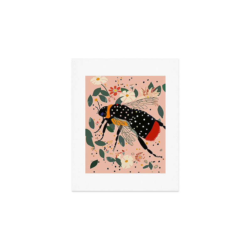 Floral Buzz Art Print Gallery Image 1