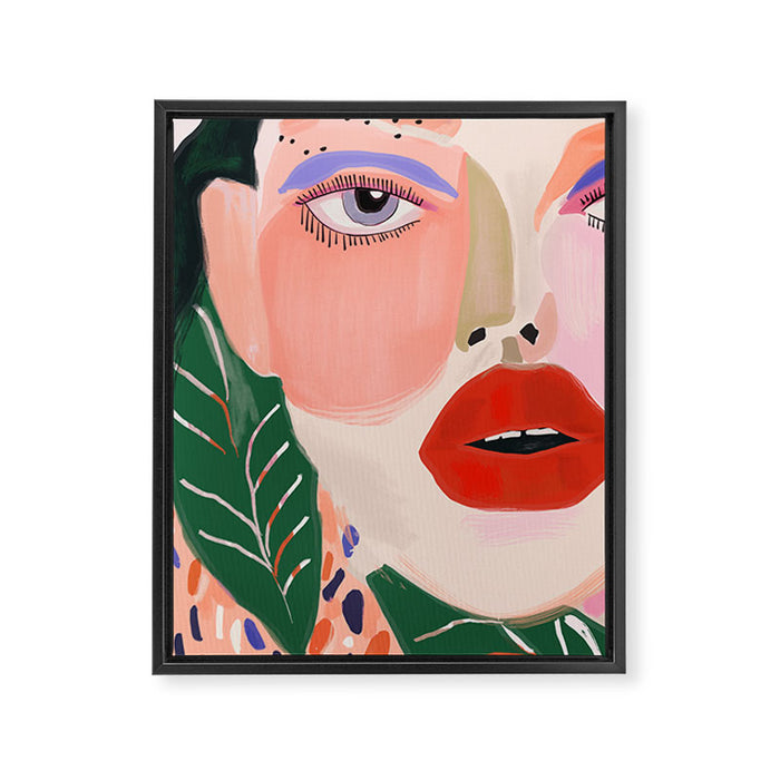 Garden Muse Framed Canvas Print Gallery Image 1