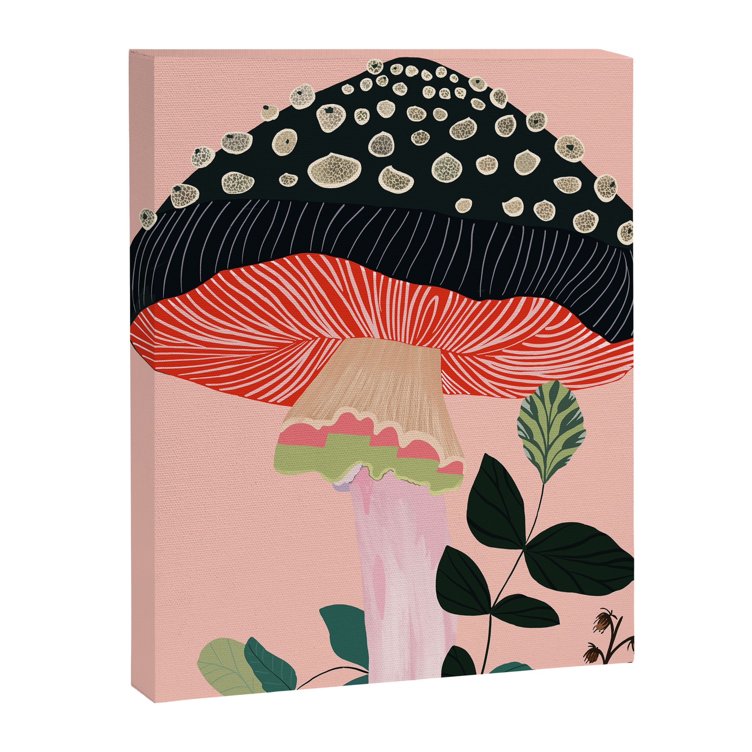 Garden Mushroom Canvas Print Gallery Image 6