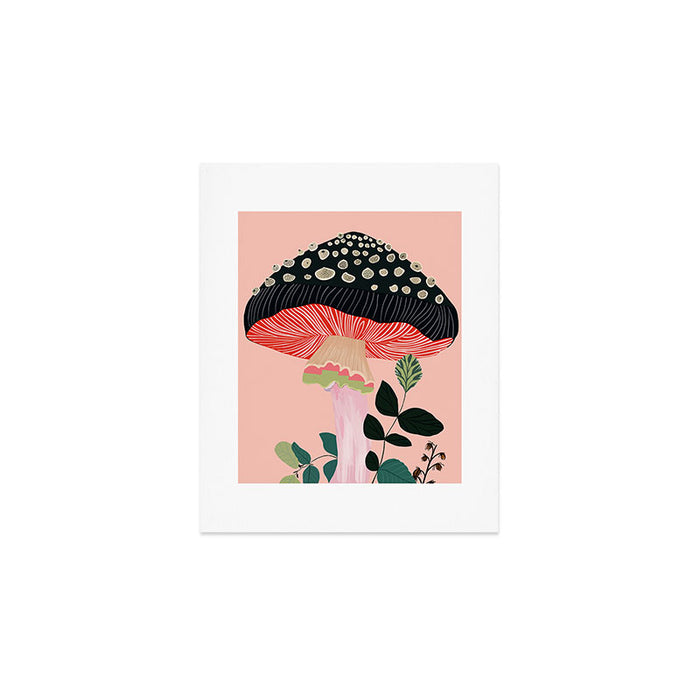 Garden Mushroom Art Print Gallery Image 1