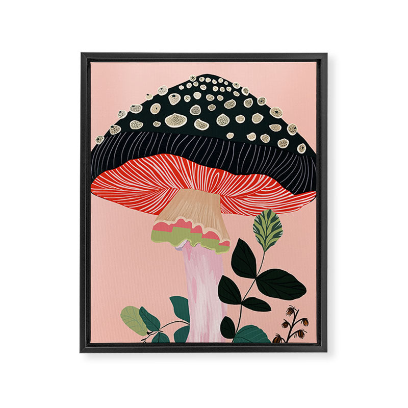 Garden Mushroom Framed Canvas Print Gallery Image 6