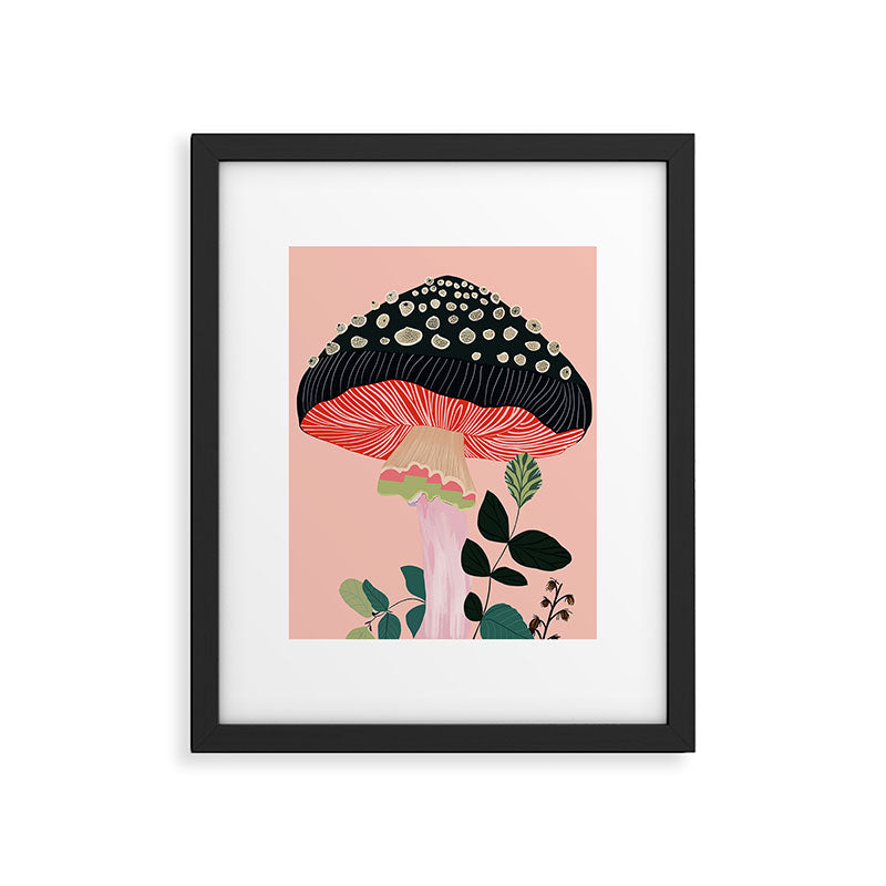 Garden Mushroom Framed Art Print Gallery Image 5