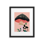 Garden Mushroom Framed Art Print Gallery Image 5