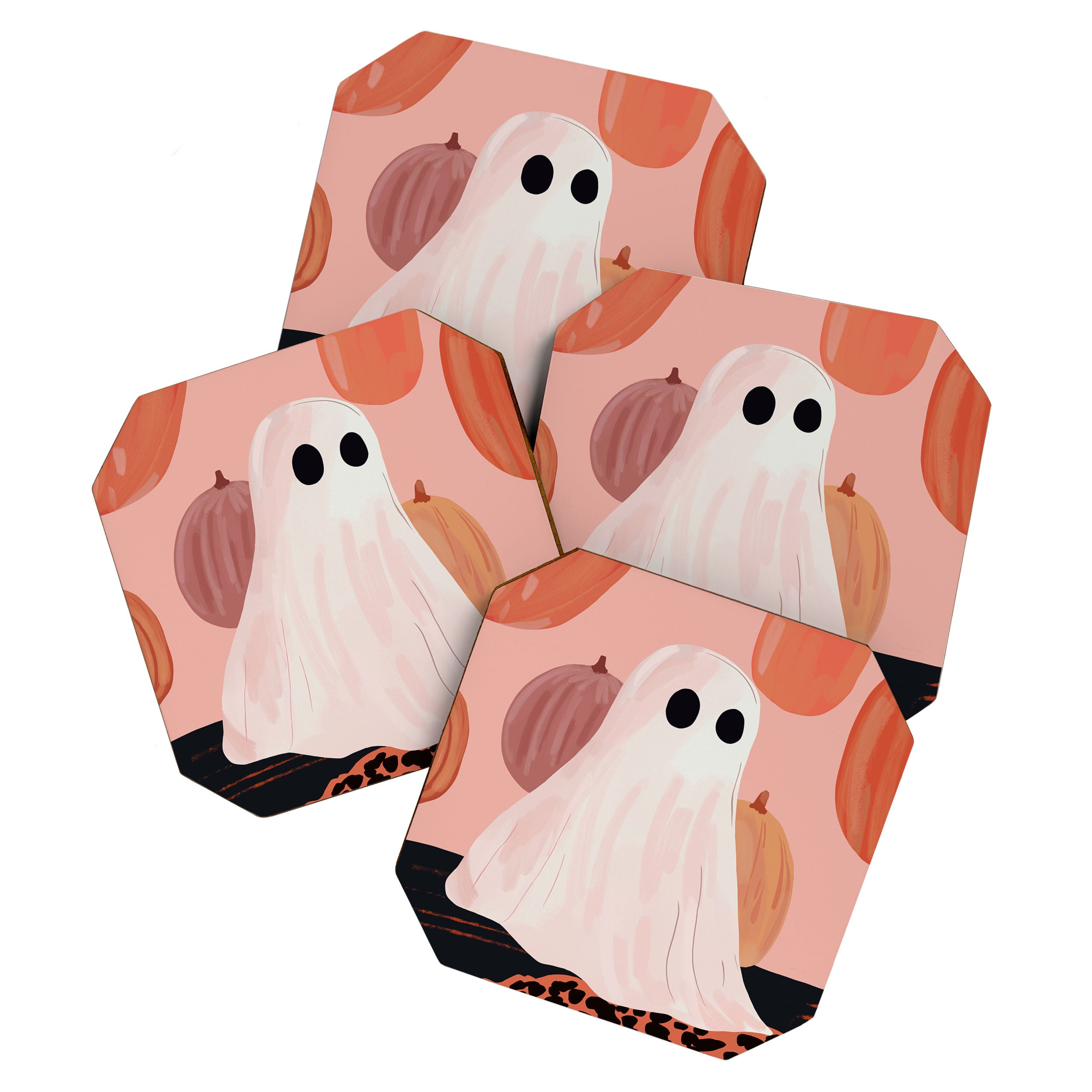Halloween Ghost Coaster Gallery Image 1