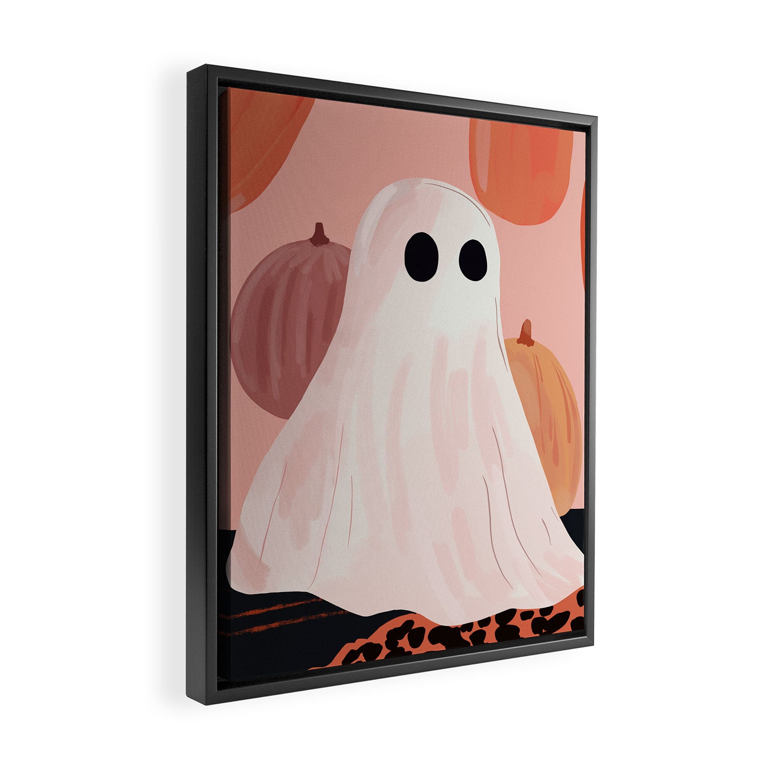 Halloween Ghost Framed Canvas Print Gallery Image 2