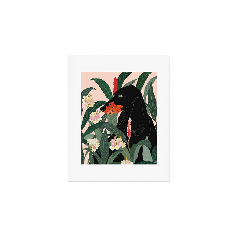 Hidden in the Greenery Art Print Gallery Image 1
