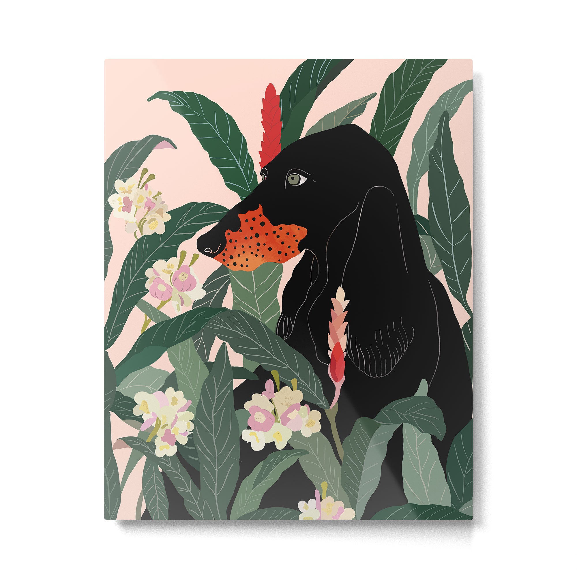 Hidden in the Greenery Metal Print Gallery Image 4
