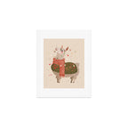 Holiday Llama Joy ll Art Print Gallery Image 1