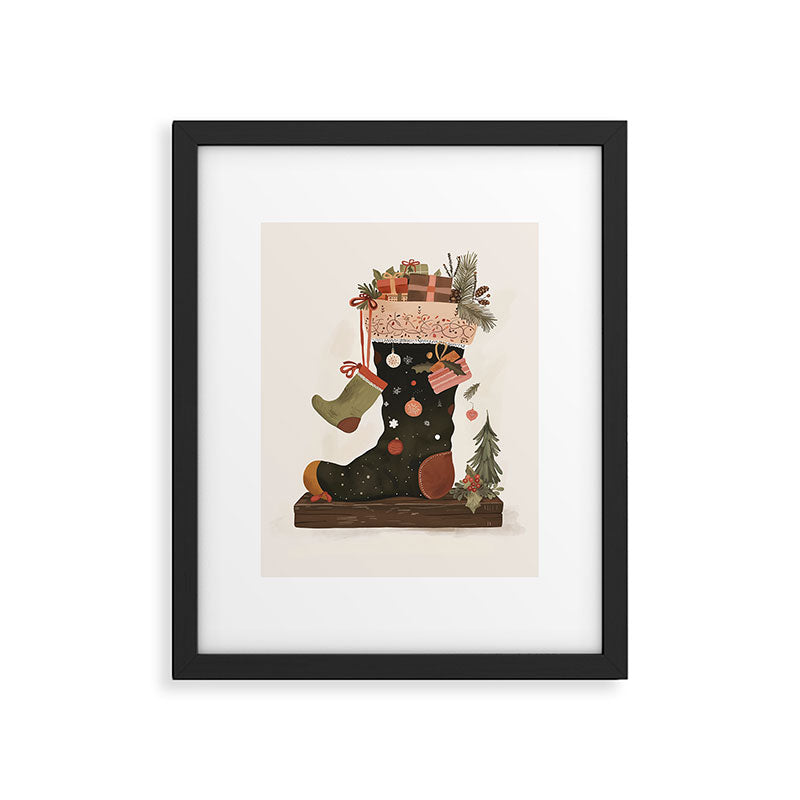 Joyful Stockings Framed Art Print Gallery Image 5