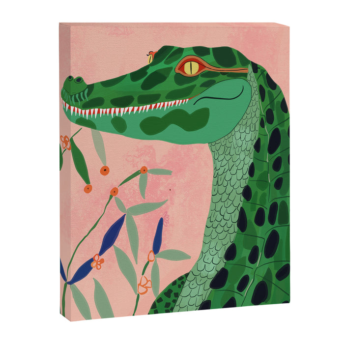 Jungle Crocodile Canvas Print Gallery Image 1