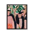 Jungle Trio Framed Canvas Print Gallery Image 8