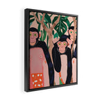 Jungle Trio Framed Canvas Print Gallery Image 2