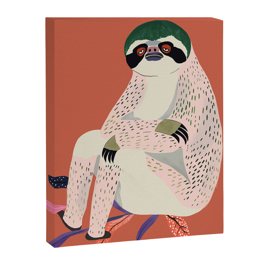 Just Slothin' Around Canvas Print Gallery Image 6