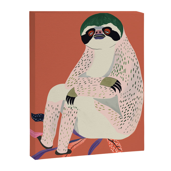 Just Slothin' Around Canvas Print Gallery Image 1