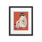 Just Slothin' Around Framed Art Print Gallery Image 5