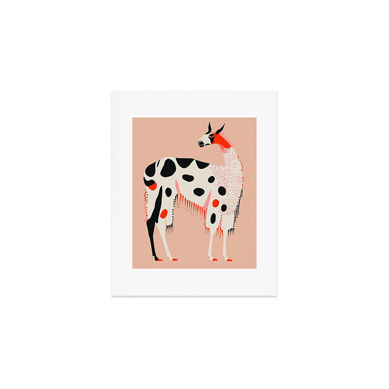 Lama of the Andes Art Print Gallery Image 1