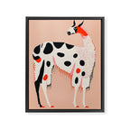 Lama of the Andes Framed Canvas Print Gallery Image 6