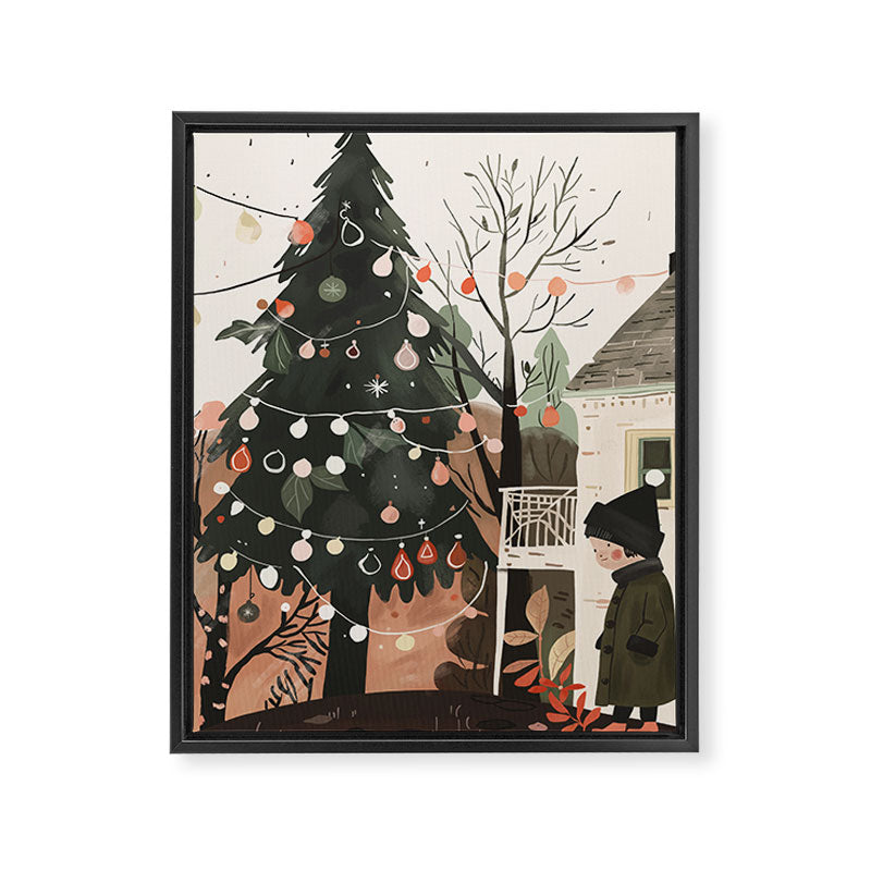 Little Joys of Winter Framed Canvas Print Gallery Image 6