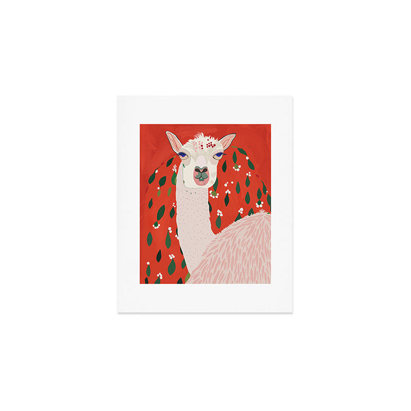 Llama Art Print Gallery Image 1
