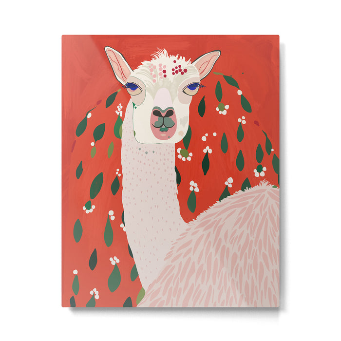 Llama Metal Print Gallery Image 1