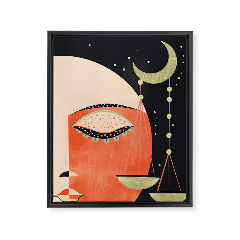 Lunar Balance Framed Canvas Print Gallery Image 6