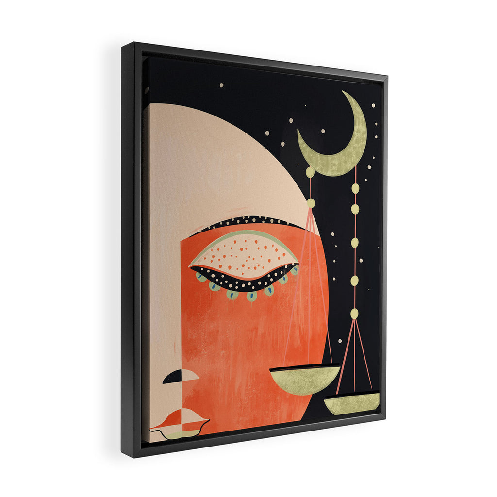 Lunar Balance Framed Canvas Print Gallery Image 2