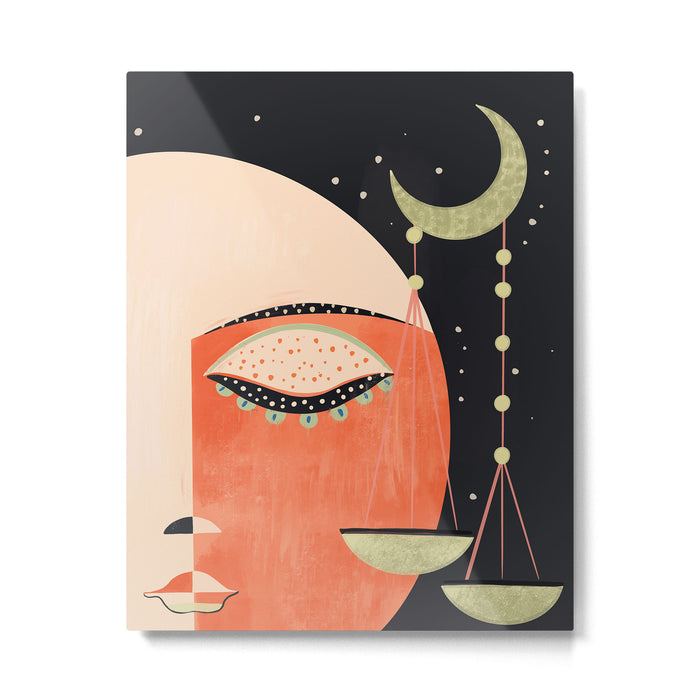 Lunar Balance Metal Print Gallery Image 1