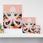 Meditating Octopus Canvas Print Gallery Image 3