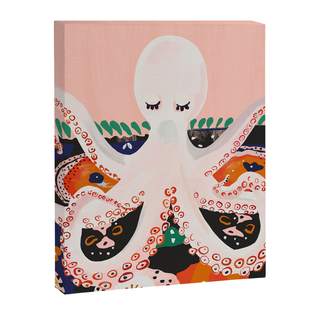 Meditating Octopus Canvas Print Gallery Image 8