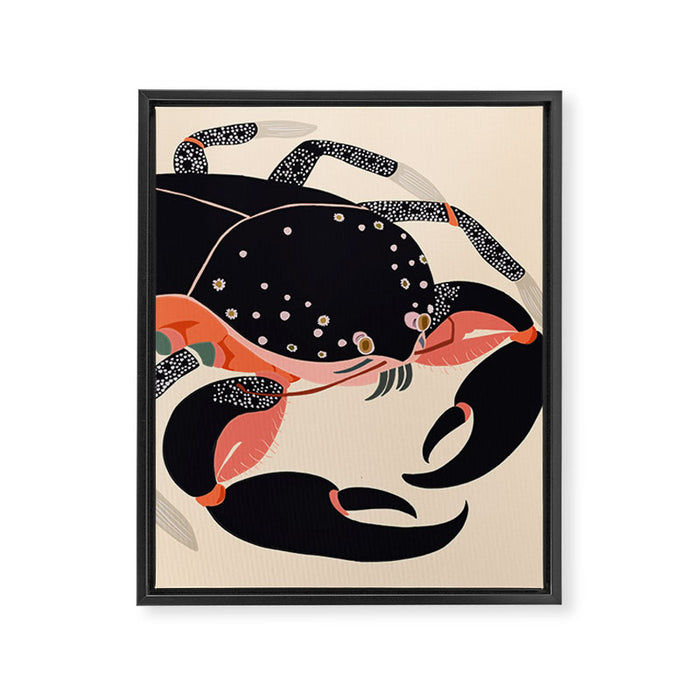Mystic Crab Framed Canvas Print Gallery Image 1
