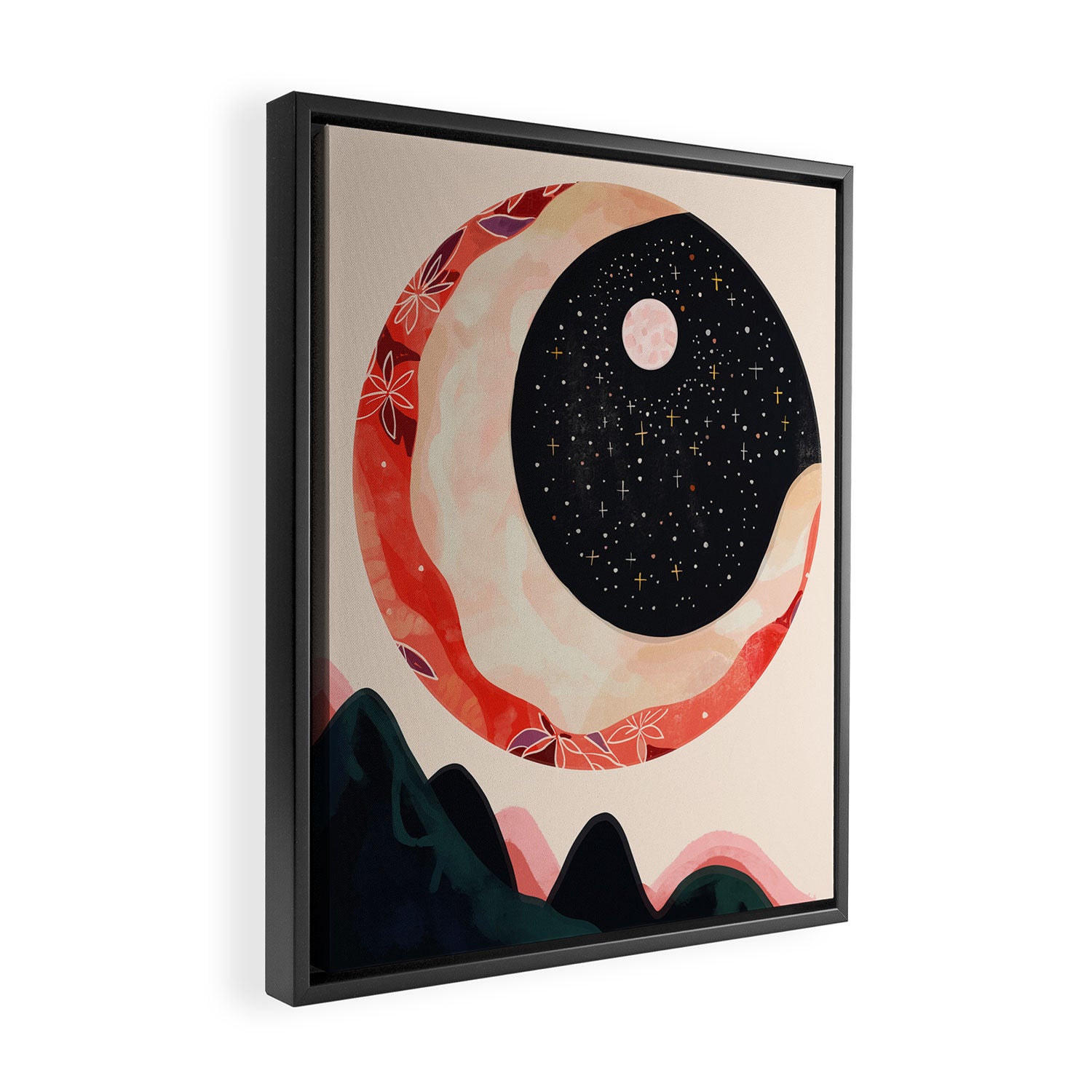 Mystic Moon Framed Canvas Print Gallery Image 2