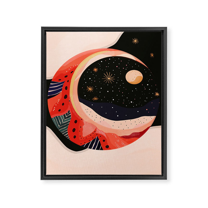 Mystic Moon II Framed Canvas Print Gallery Image 6
