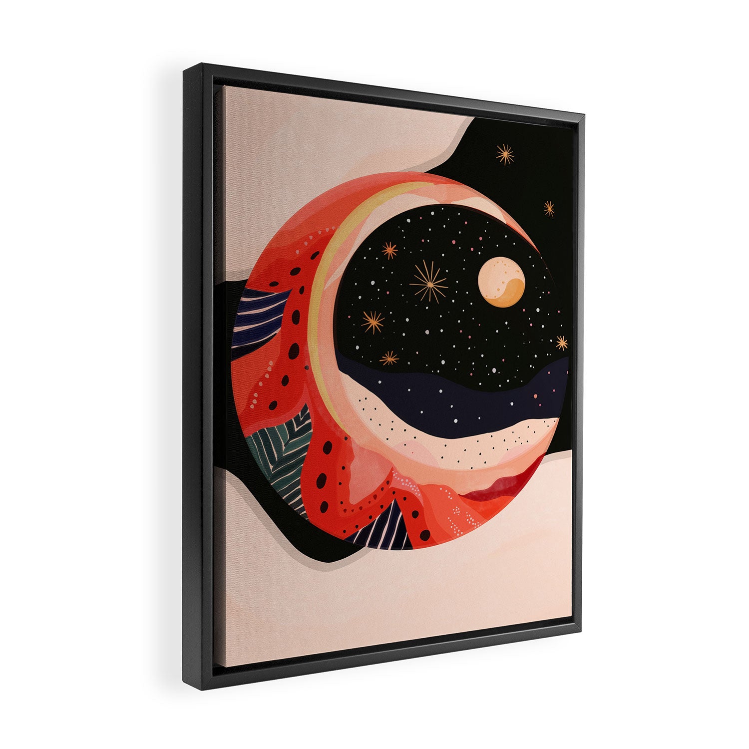 Mystic Moon II Framed Canvas Print Gallery Image 2