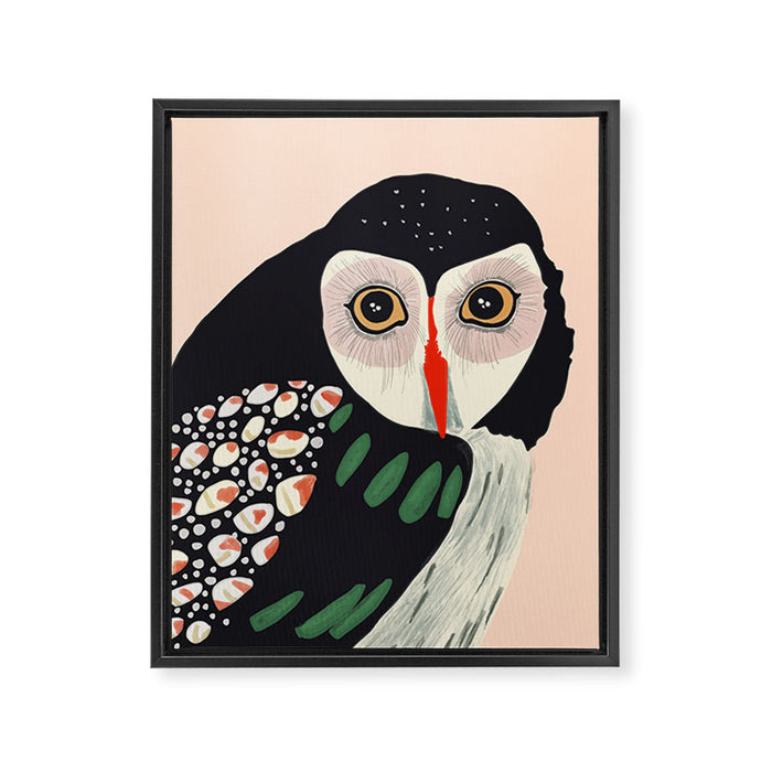 Night Guardian Framed Canvas Print Gallery Image 1