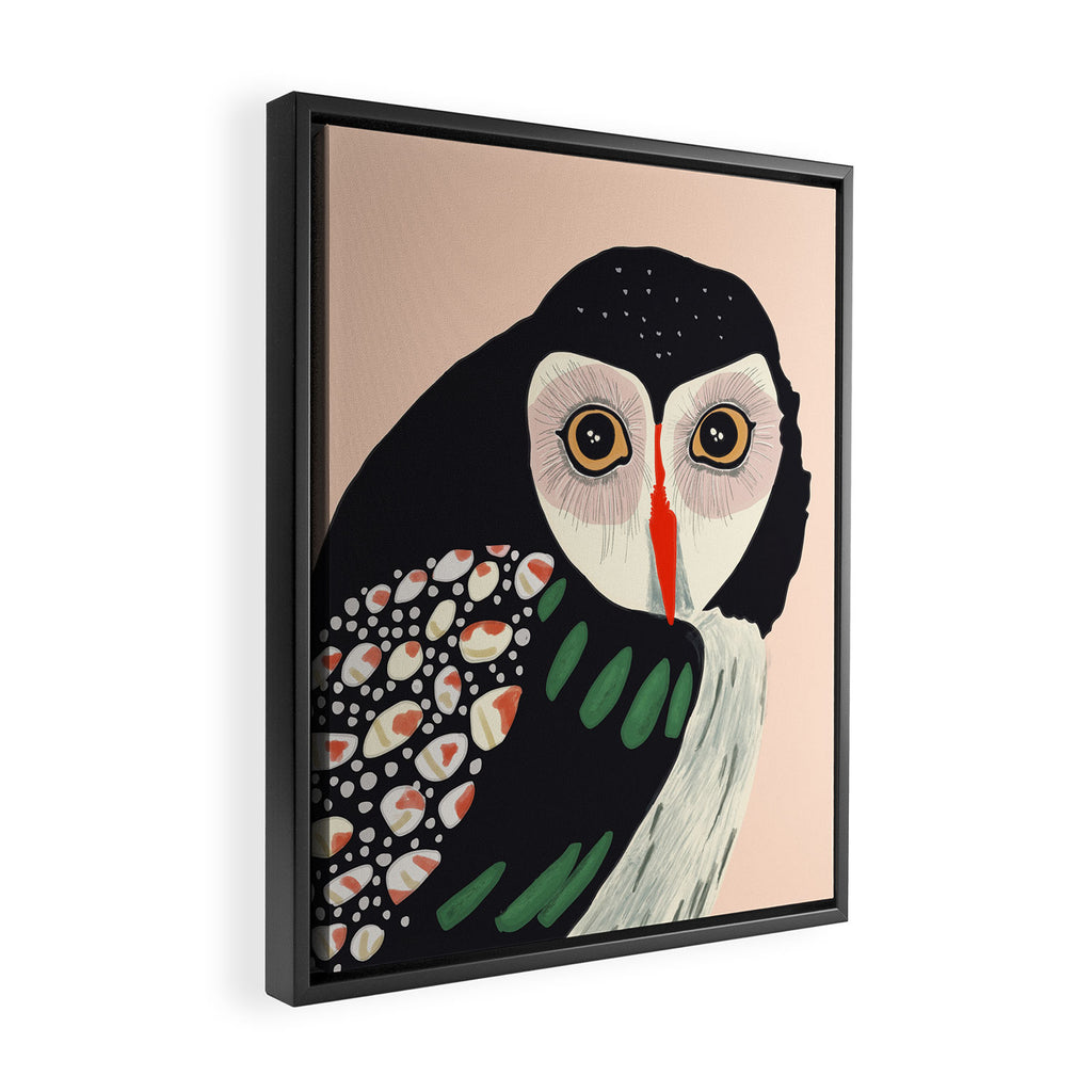 Night Guardian Framed Canvas Print Gallery Image 2