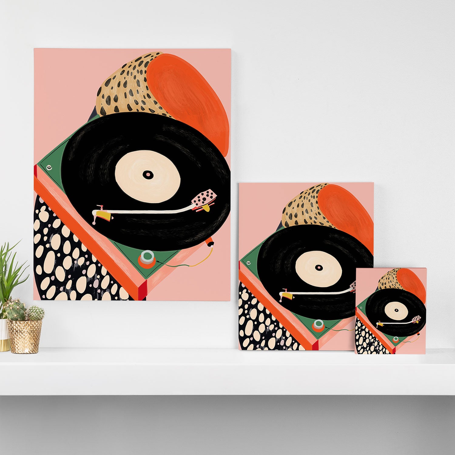 Nostalgic Grooves Canvas Print Gallery Image 3