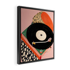 Nostalgic Grooves Framed Canvas Print Gallery Image 2